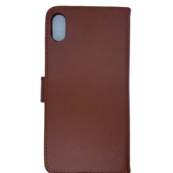 iPhone 11 Plus - Brown Leather Wallet Mobile Case with Screen Protector