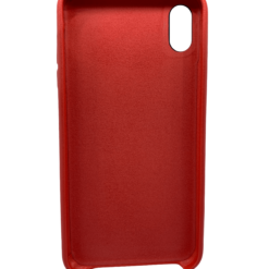 iPhone 11 Plus - Red Mobile Case with Black Camera Rim Case with Screen Protector