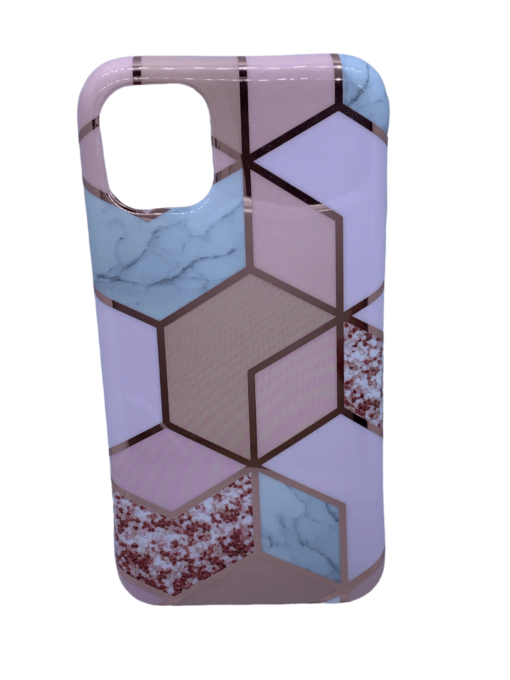 iPhone 11 Pro - Pink Mosaic Mobile Case and Screen Protector