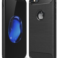 iPhone 6/6S - Black Carbon Mobile Case with Screen Protector