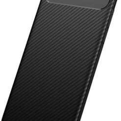 iPhone 6/6S Plus - Black Carbon Fibre Silicone Case