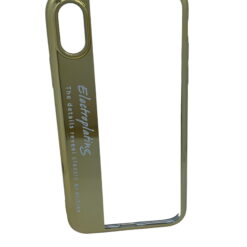 iPhone 10/X - Clear & Gold Mobile Case with Screen Protector