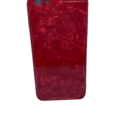 iPhone 6/6S Plus - Red Marble Mobile Case with Screen Protector
