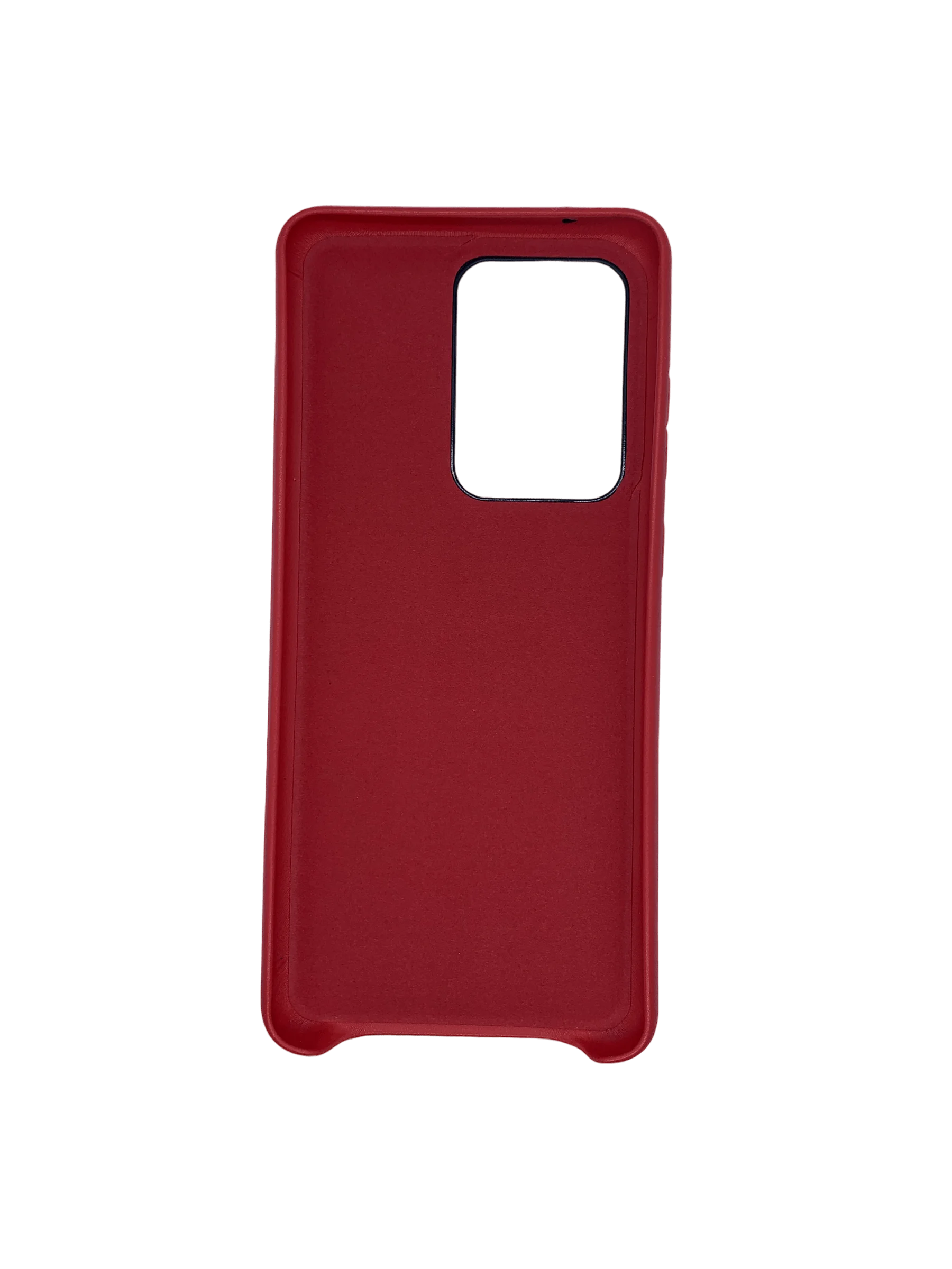 Samsung S20 Ultra - Red Mobile Case with Black Camera Rim Case with Screen Protector