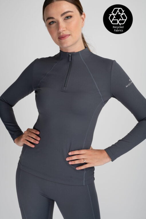 Technical Base Layer in Charcoal Grey RECYCLED