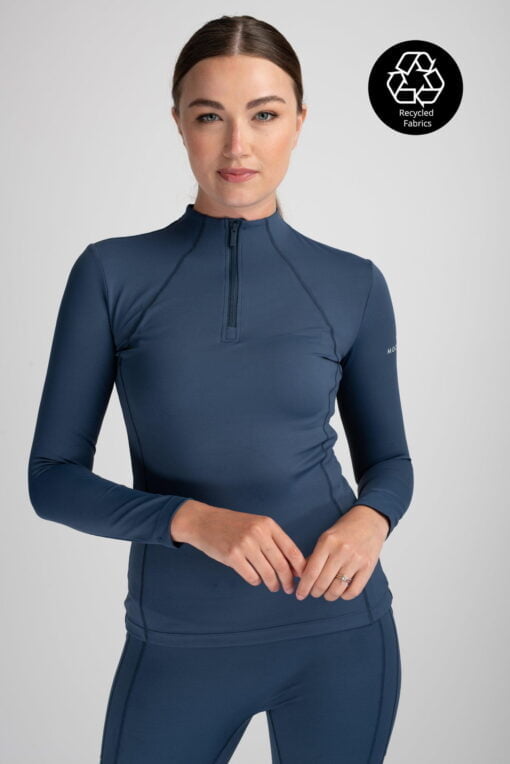 Technical Base Layer in Indigo Blue RECYCLED