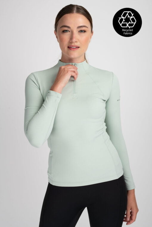 Technical Base Layer in Sage Green RECYCLED