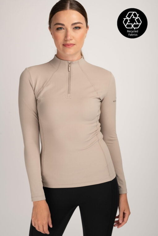 Technical Base Layer in Taupe RECYCLED