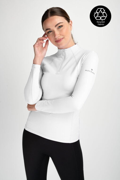 Technical Base Layer in White RECYCLED