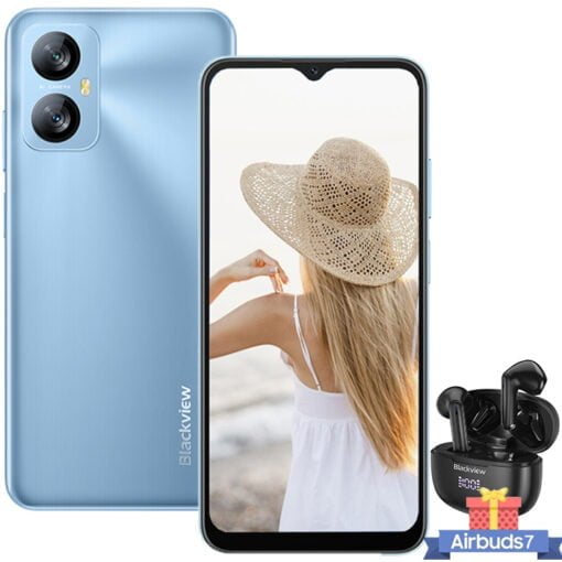 BLACKVIEW A52 Mobile phone + Airbuds 7 - Blue
