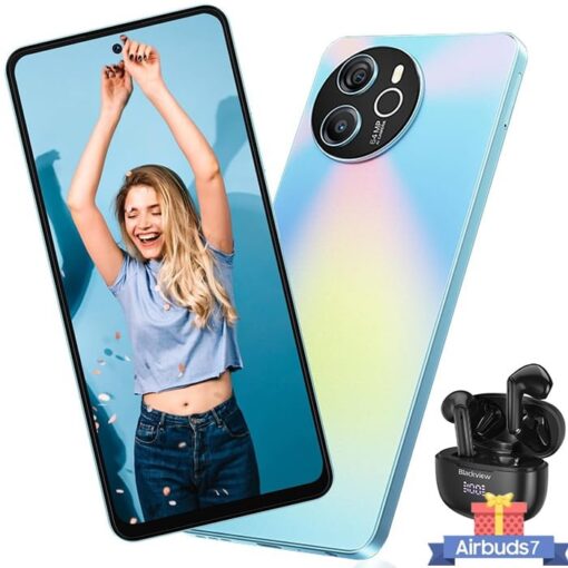 BLACKVIEW Shark 8 Mobile phone + Airbuds 7 - Blue, 128 GB