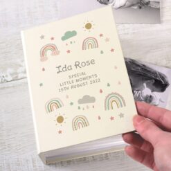 Personalised Rainbow 6x4 Photo Album with Sleeves