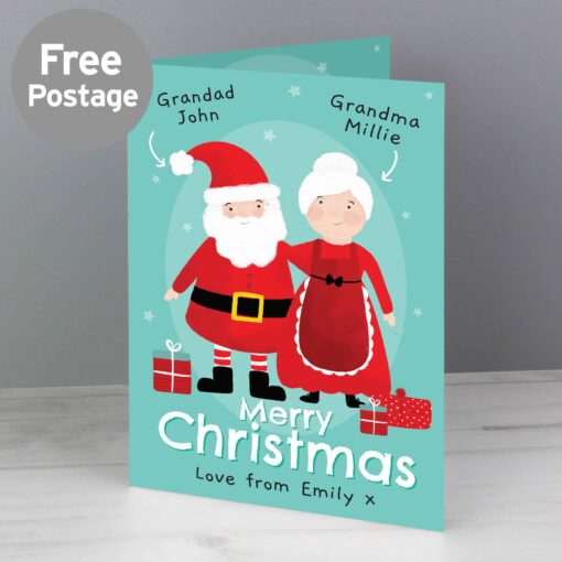 Personalised Mr & Mrs Claus Card