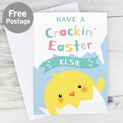 Personalised Have A Cracking Easter Card