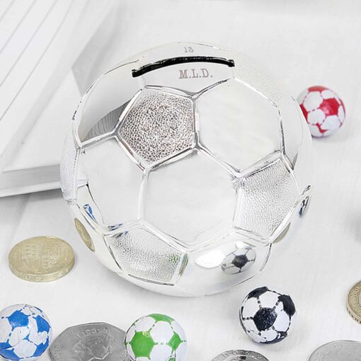 Personalised Football Money Box