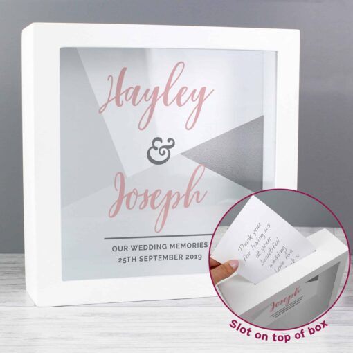 Personalised Wedding Fund and Keepsake Box