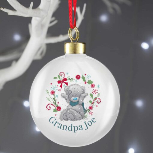 Personalised Me To You 'For Grandad, Dad' Christmas Bauble