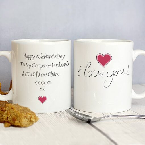 Personalised I Love You Mug