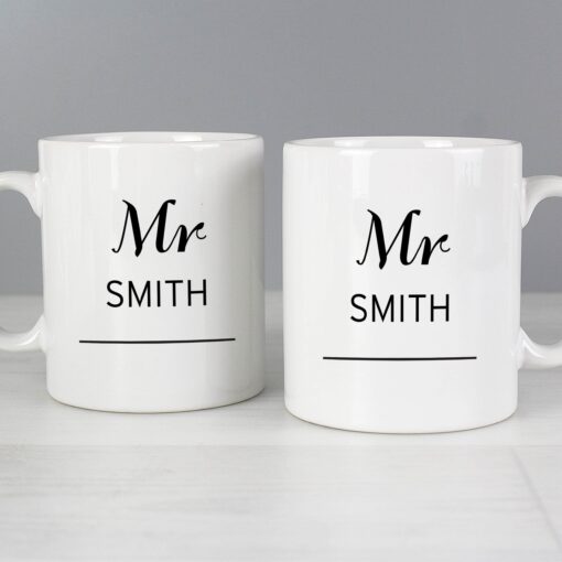 Personalised Classic Mug Set