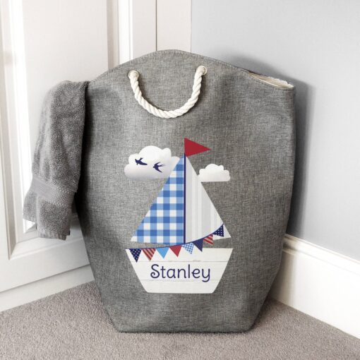 Personalised Sailboat Storage Bag