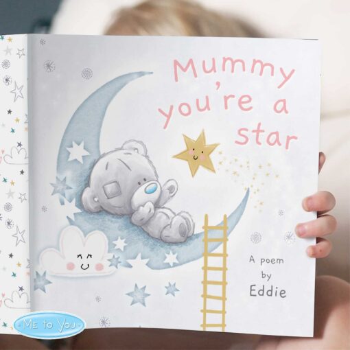 Personalised Tiny Tatty Teddy Mummy You're A Star Poem Book