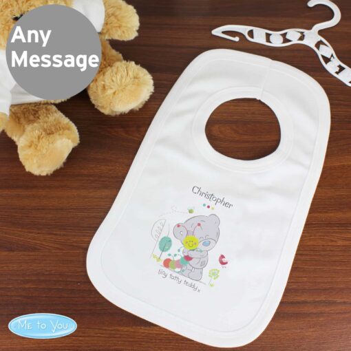 Personalised Tiny Tatty Teddy Cuddle Bug Bib