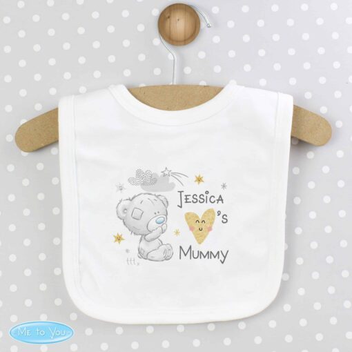 Personalised Tiny Tatty Teddy I Heart Baby Bib