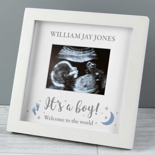 Personalised 'It's A Boy' Baby Scan Frame