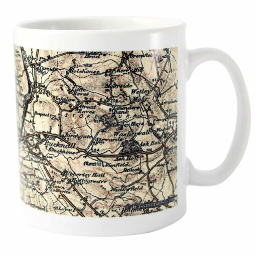 Personalised 1896 - 1904 Revised New Map Mug