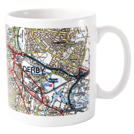 Personalised Present Day Edition Map Mug