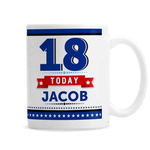 Personalised Birthday Star Mug