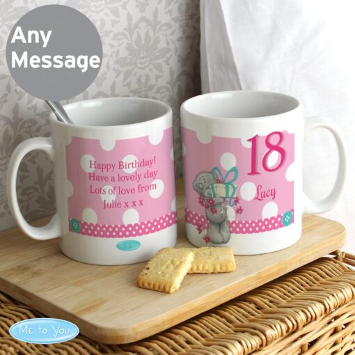 Personalised Me To You Birthday Big Age Female Mug