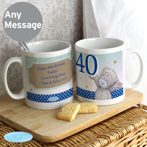 Personalised Me To You Birthday Big Age Male Mug