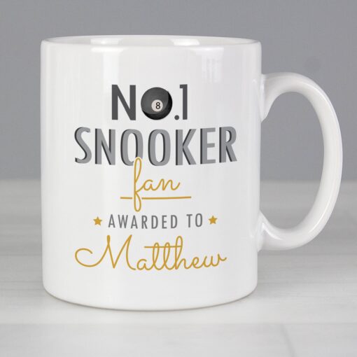 Personalised No.1 Snooker Fan Mug