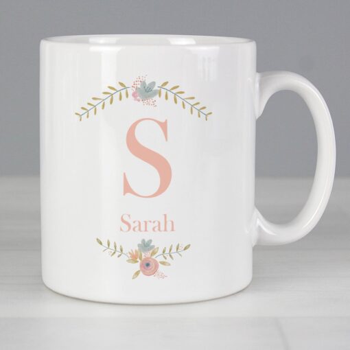 Personalised Floral Bouquet Mug