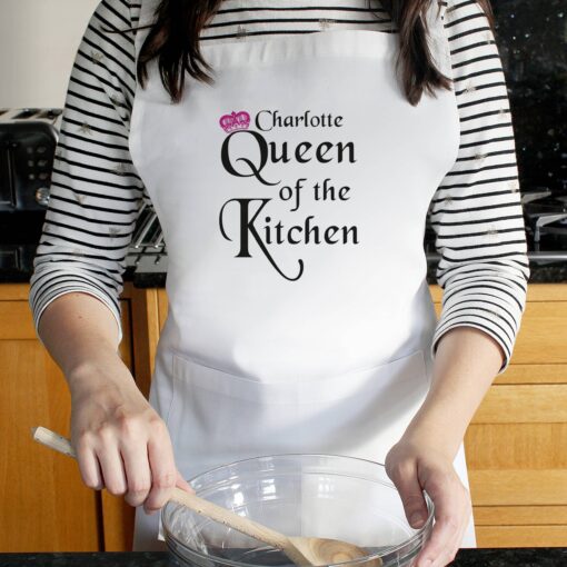 Personalised Queen of the Kitchen Apron