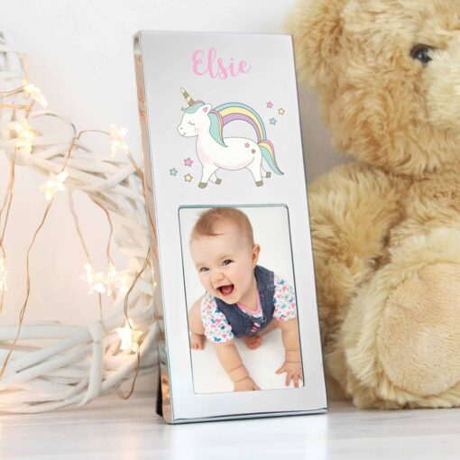 Personalised Baby Unicorn 2x3 Photo Frame