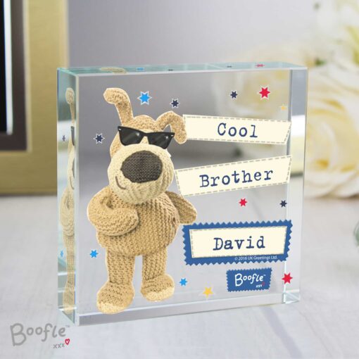 Personalised Boofle Stars Large Crystal Token