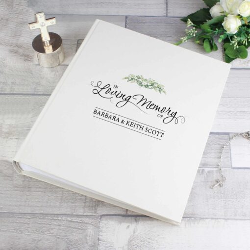 Personalised In Loving Memory Traditional Album