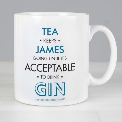 Personalised Acceptable To Drink Mug