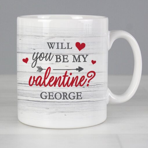 Personalised Be My Valentine Mug