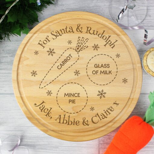 Personalised Christmas Eve Mince Pie Board