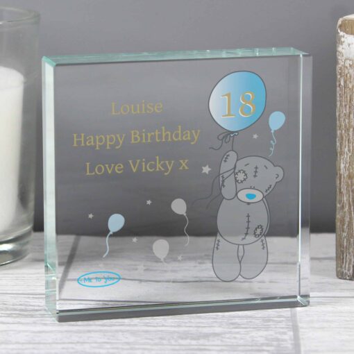 Personalised Me To You Balloon Large Crystal Token