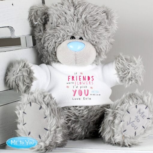 Personalised Me To You 'If' Were Flowers Bear