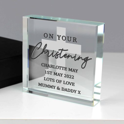 Personalised On Your Christening Crystal Token