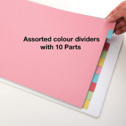 5 Star A3 Landscape File Dividers 10-Part