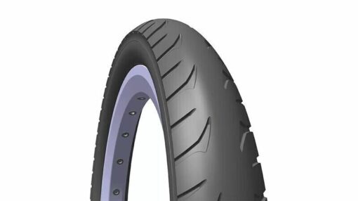 Rubena 12 1/2" x 1.90" x 2 1/4" R63 Golf Black Smooth Tyre