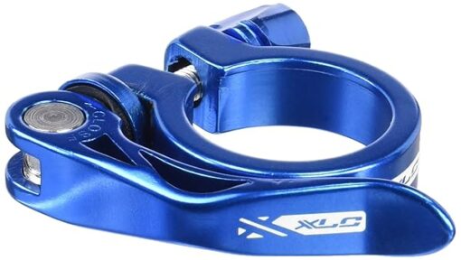 XLC Quick Release Alloy Seat Post Clamp 31.8mm or 34.9mm Blue