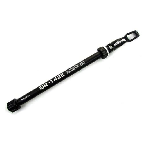 A2Z E-Tru 12mm Bolt Through Quick Release Axle - Black 142mm