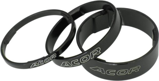 Acor 1 1/8" Alloy Bicycle Headset Spacers 5mm, 10mm and 15mm